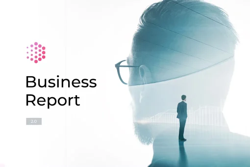 قالب پاورپوینت گزارش بیزینس Business Report 2.0
